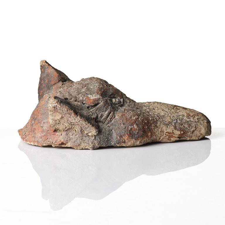 Varghuvud, 1800-tal eller äldre.