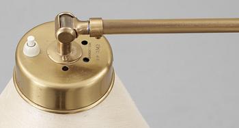 A Josef Frank brass floor lamp, Svenskt Tenn, model 1842.