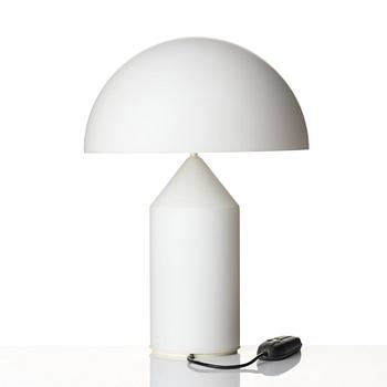 Vico Magistretti, an 'Atollo', table lamp, Oluce, Italy, post 1977.