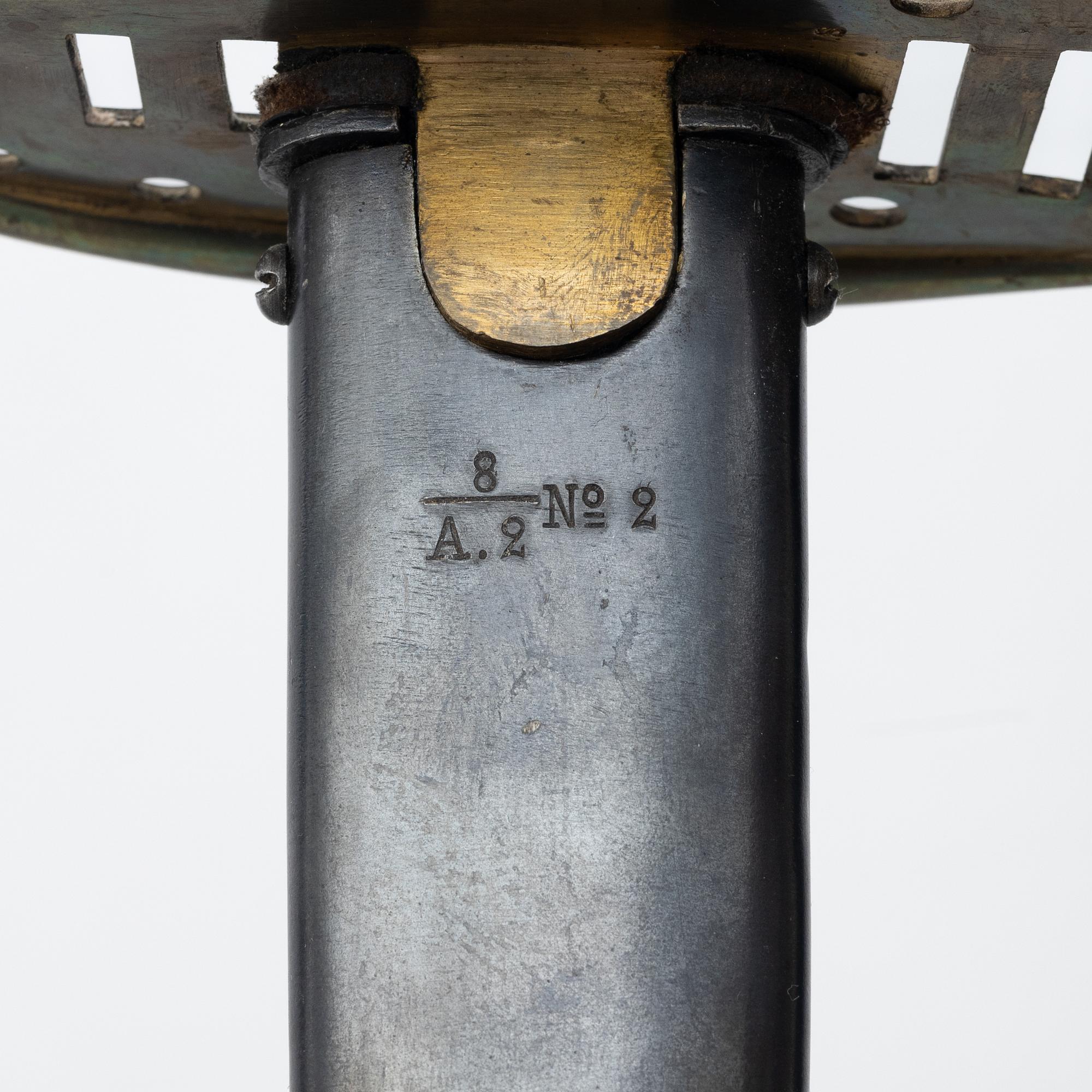 Sablar, 2 st, m/1867 för kavalleriet.