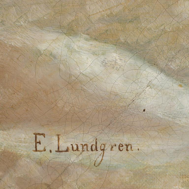 EGRON LUNDGREN, olja på duk, sign.
