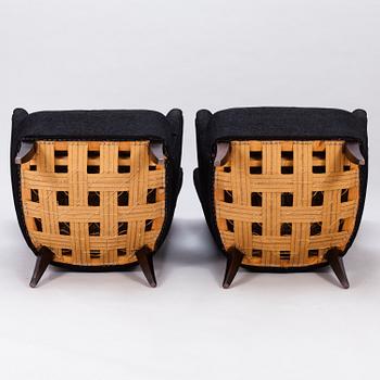 FÅTÖLJER, ett par 1900-talet mitt.