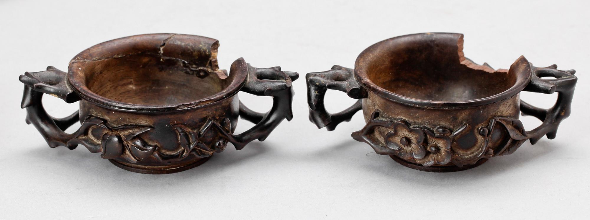 PARTI DIVERSE, 6 delar, Kina o Japan, 1800/1900-tal.