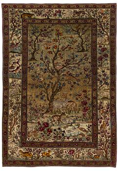 285. A rug, antique/semi-antique, Esfahan, ca 203 x 141-145 cm.