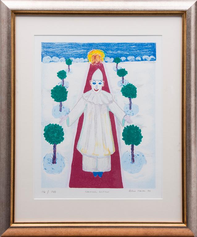 ALICE KAIRA, litografi, signerad, daterad 94 och numrerad 116/140.