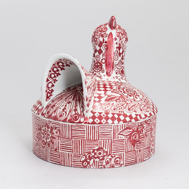 Björn Wiinblad, skål med lock, "Lactosan 1942-1967" Nymölle Denmark.