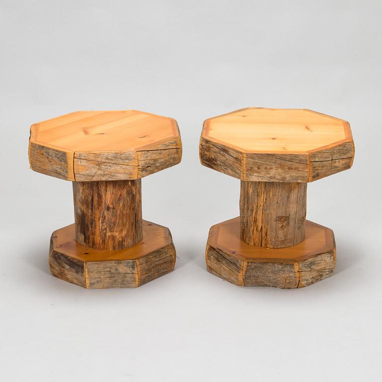 A pair of stools.