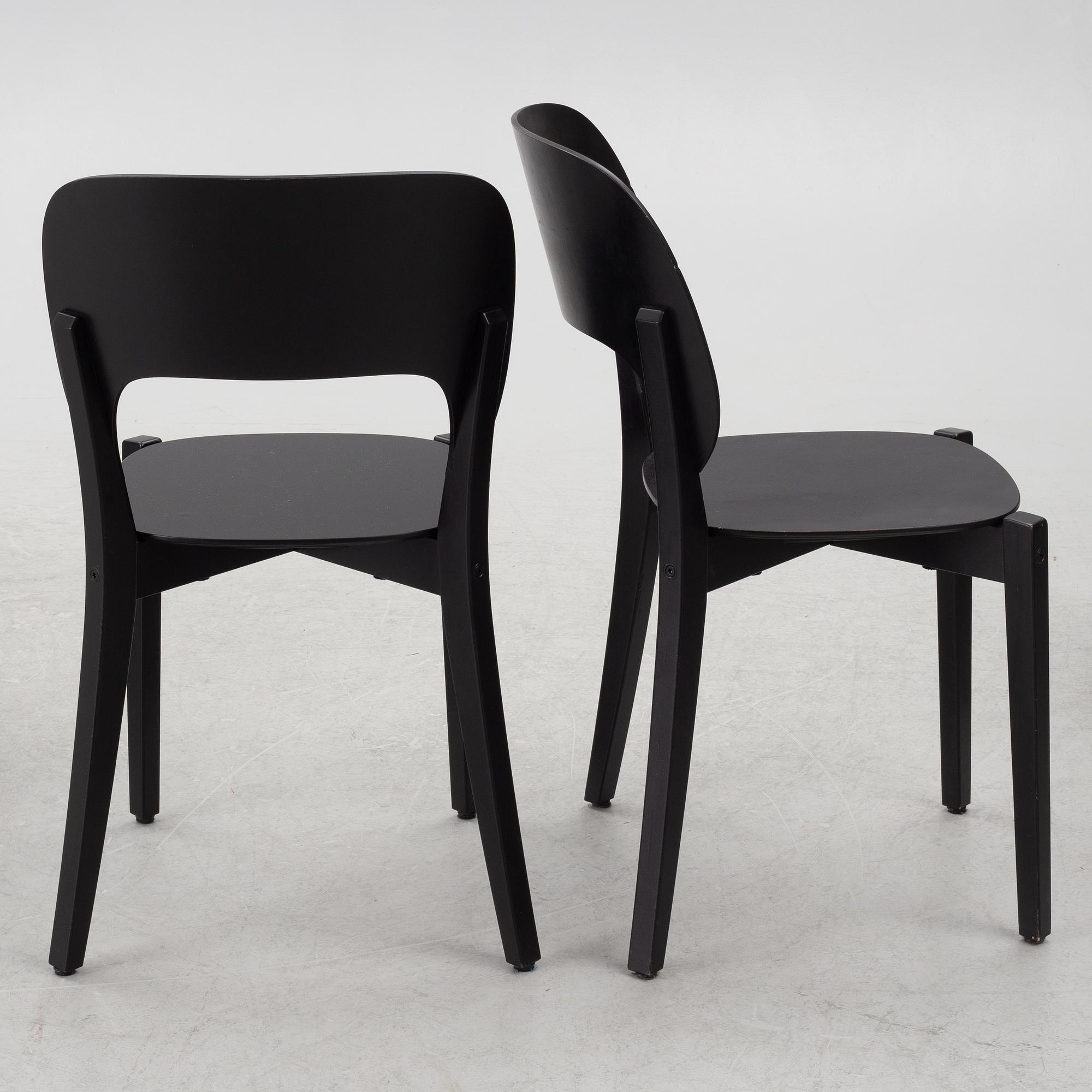 Marit Stigsdotter & Staffan Lind, eight 'Luna' chairs, Stolab.