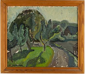 Alf Lindberg, oil on canvas, signed and dated -44.