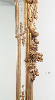 A Swedish Rococo 1760's mirror century mirror.