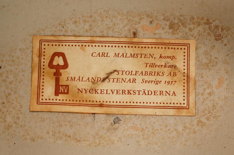 STOLAR, ett par, "Lilla Åland", Carl Malmsten, Stolfabriks AB, Smålandsstenar, 1900-talets mitt/tredje kvartal.