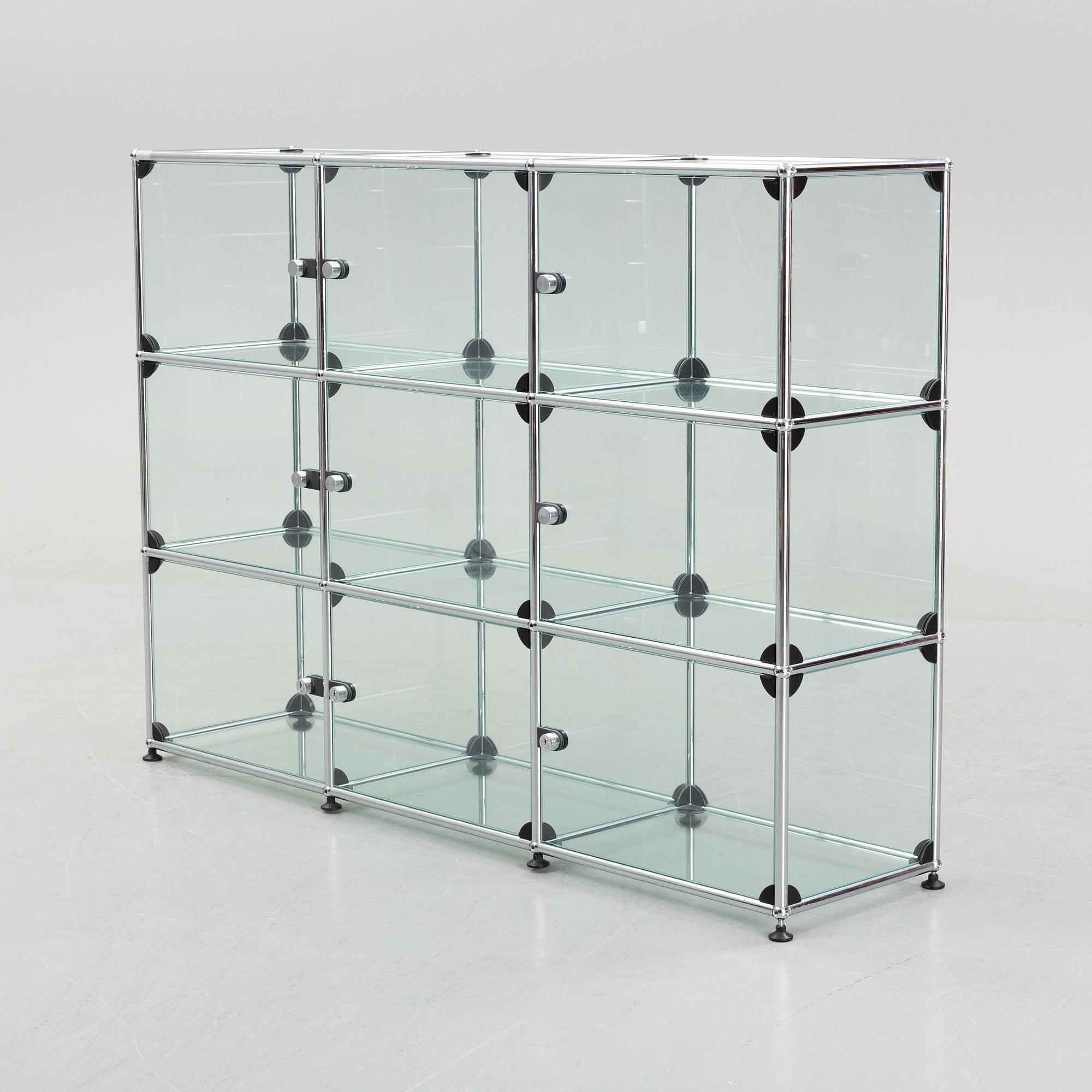 A 'USM Haller' module system by Haller & Schärer, second half of the 20th Century.