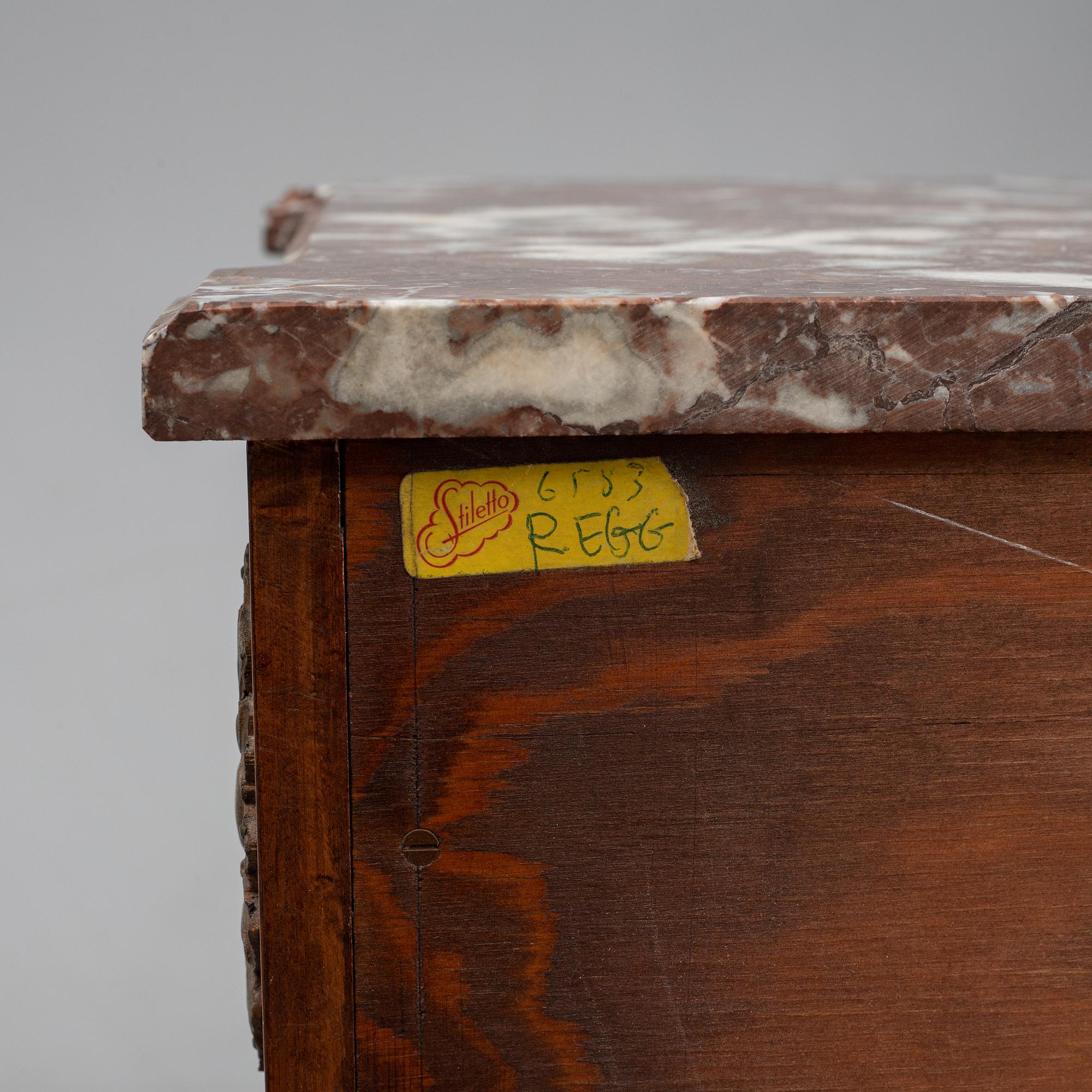 A mid 20th Century Gustavian style chest of drawers.