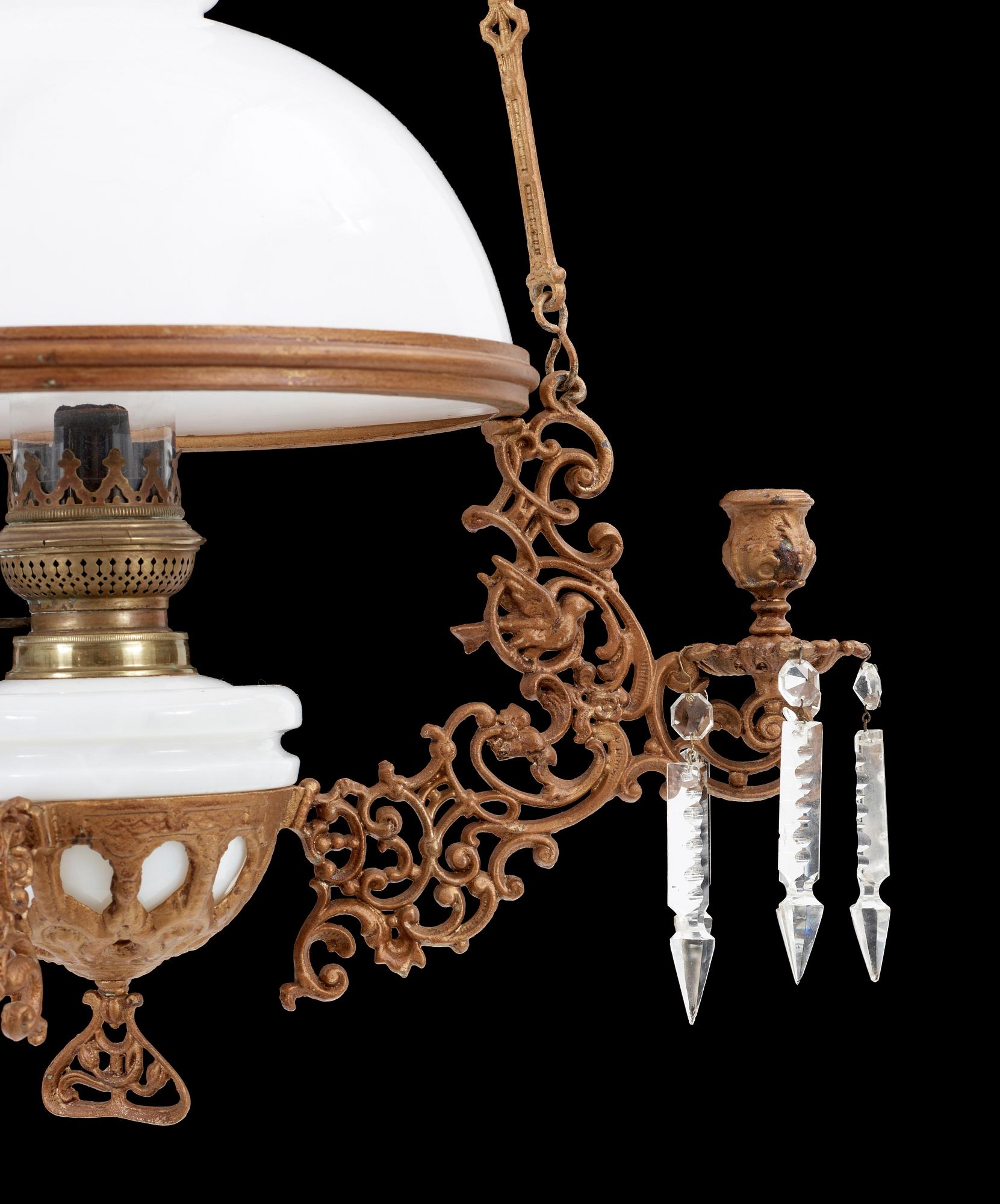 FOTOGENLAMPA, oscariansk, 1800-talets andra hälft.
