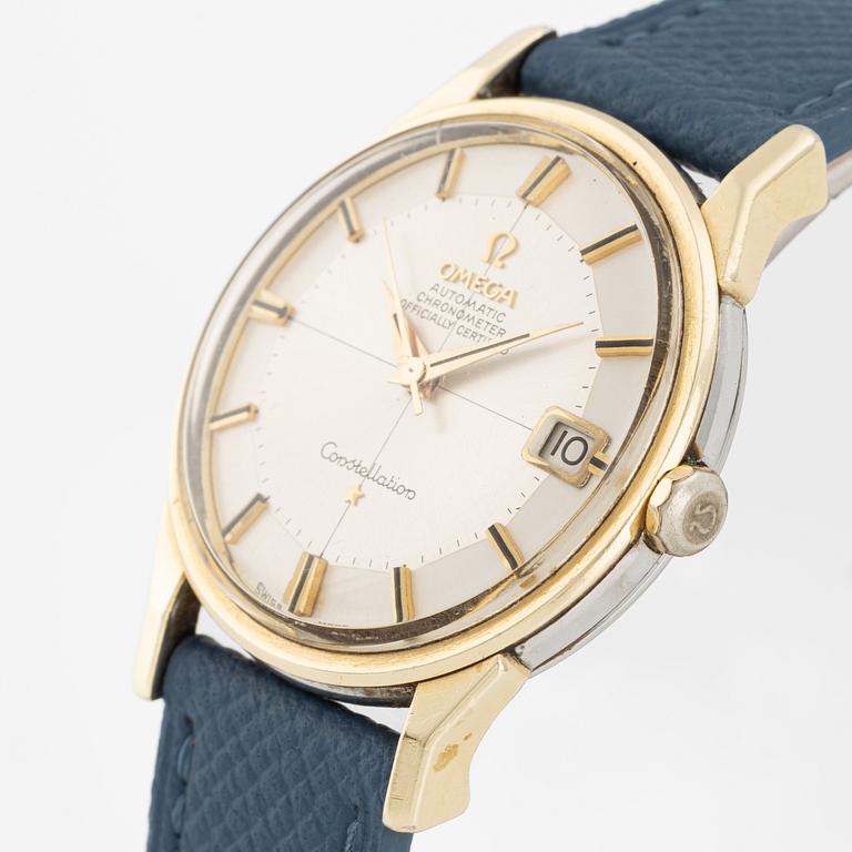 Omega, Constellation, Chronometer, "Pie-Pan", wristwatch, 34 mm.