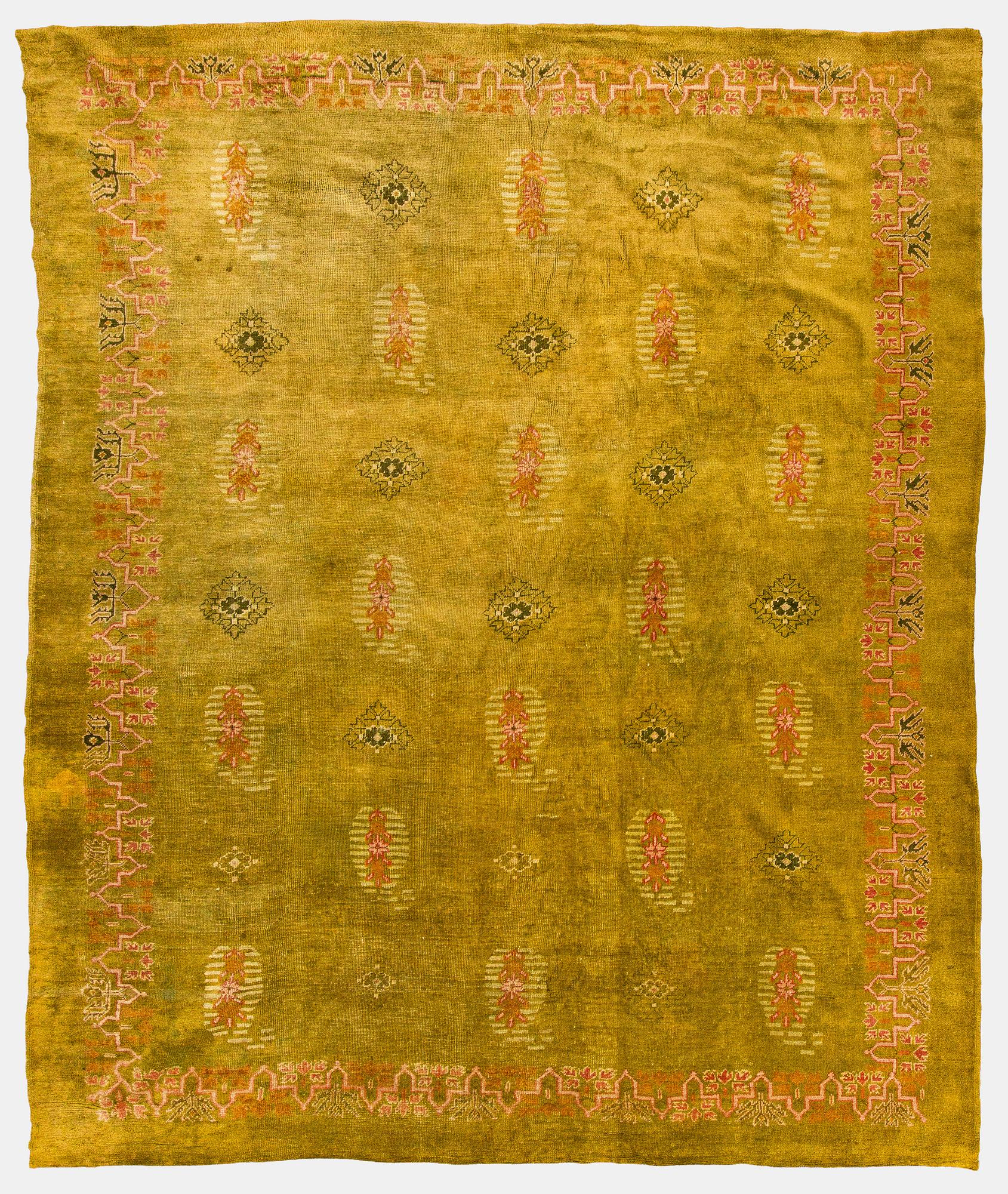 Greta Skogster-Lehtinen, a 1920s rya rug' for Aaltosen Mattokutomo Kiikka Finland. Circa 390 x 320 cm.