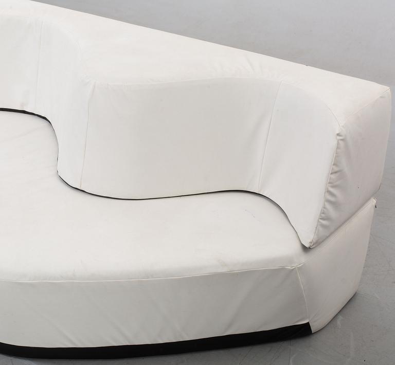 SOFA, sculptural, 2 parts. 1970s.