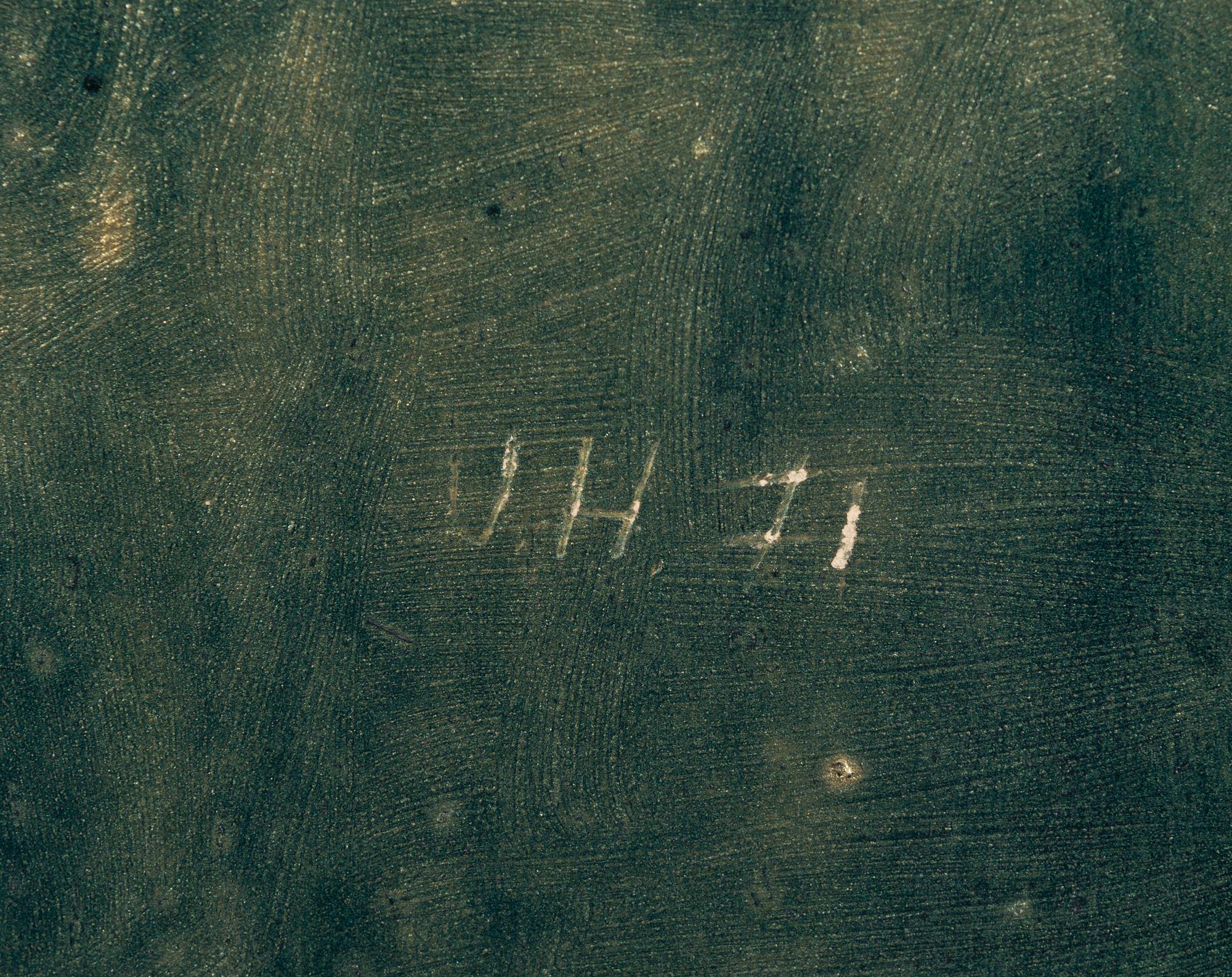 JUHANI HARRI, oil on board, signed and dated -71.