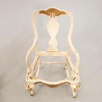 Armchairs, 2 pcs, Rococo style, first half of the 20th century.