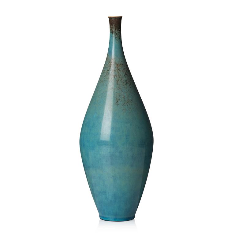 Stig Lindberg, a stoneware vase, Gustavsberg studio, Sweden 1953.