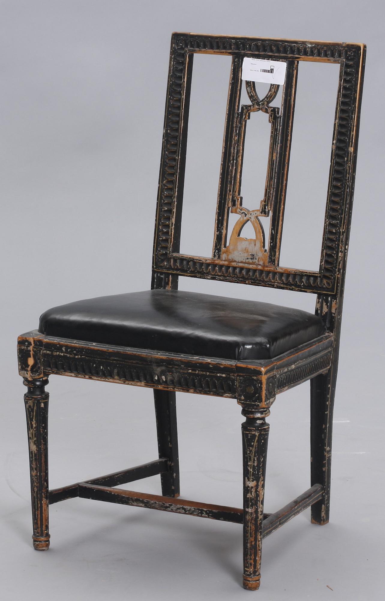 STOL, gustaviansk 1700-tal.