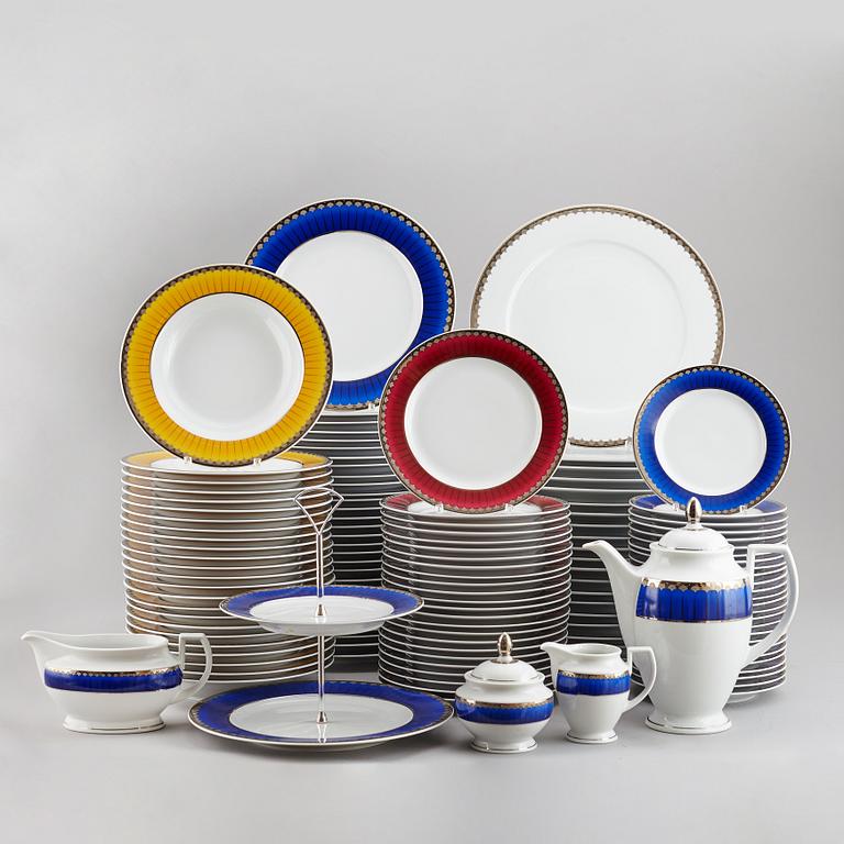 A Sigvard Bernadotte  service, Millenium design, 2000. (175 porcelain pieces and 96 cutlery pieces).