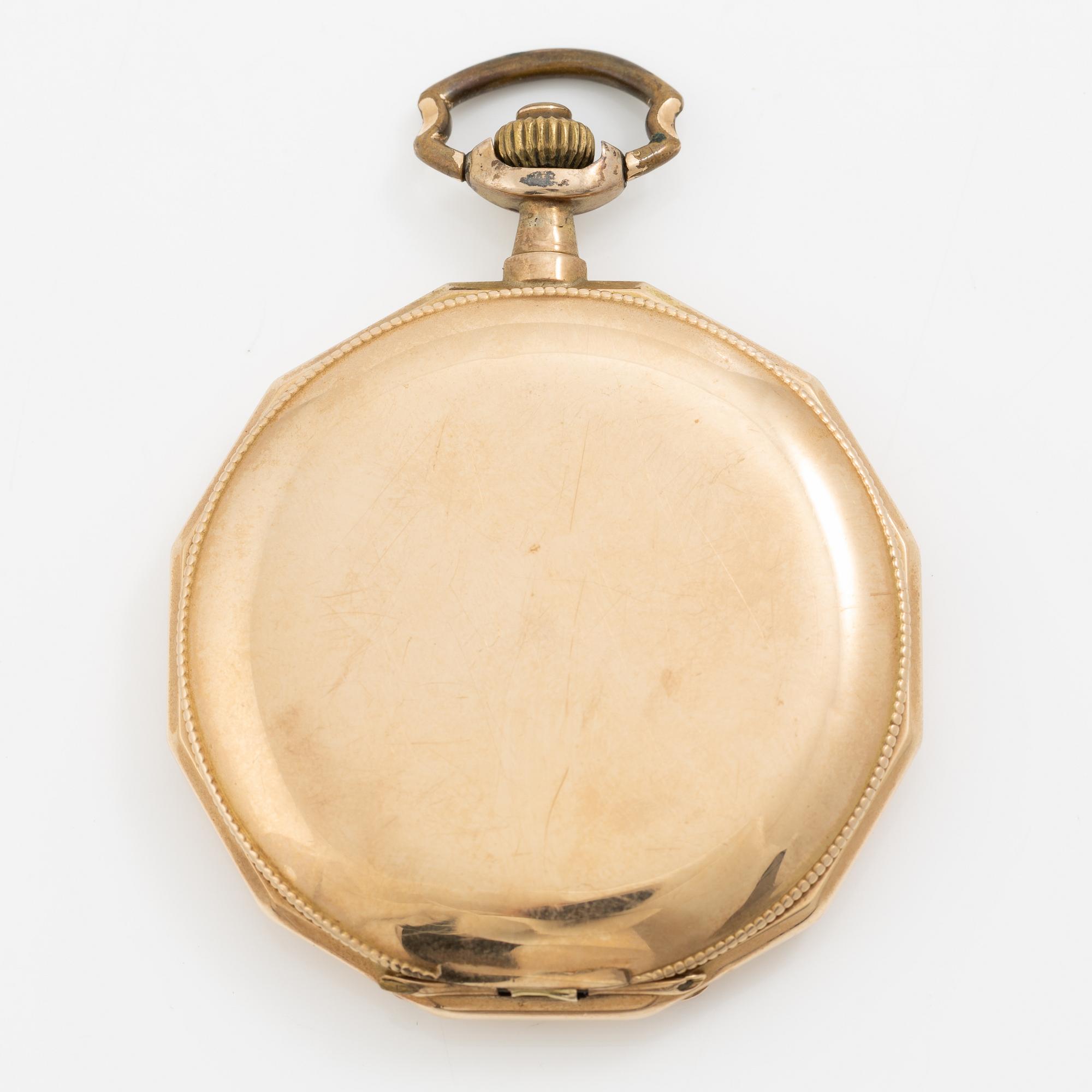 Pocket watch, hunter, 53 mm.