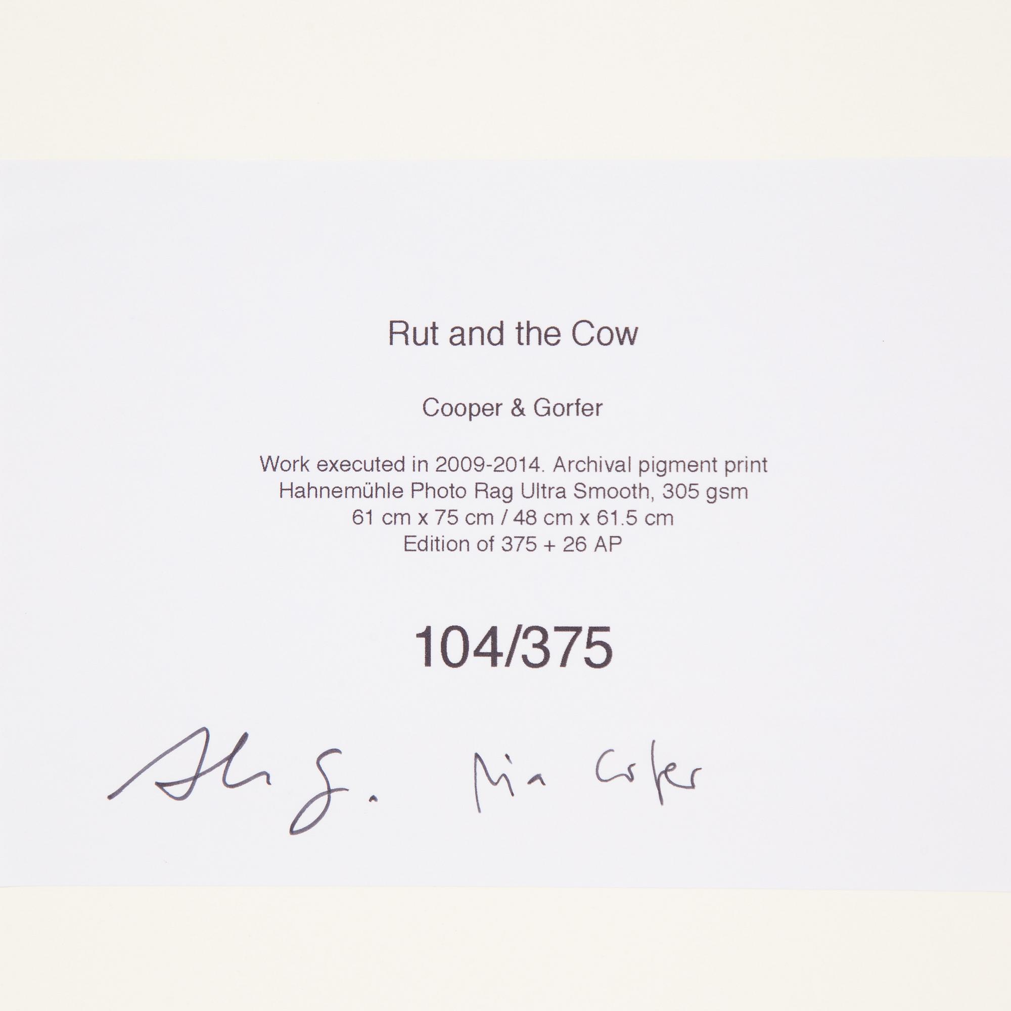 Cooper & Gorfer, "Rut and the Cow".