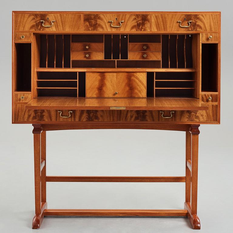 Josef Frank, a mahogany secretaire, Svenskt Tenn, Sweden, model 1036, probably 1960-70's.