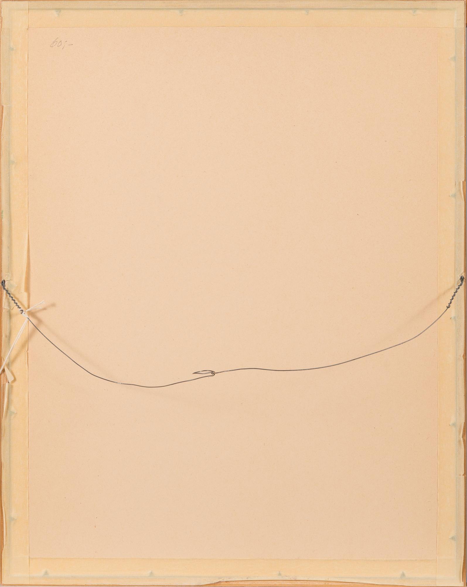 JAAKKO SOMERSALO, träsnitt, signerad, numrerad 3/15.