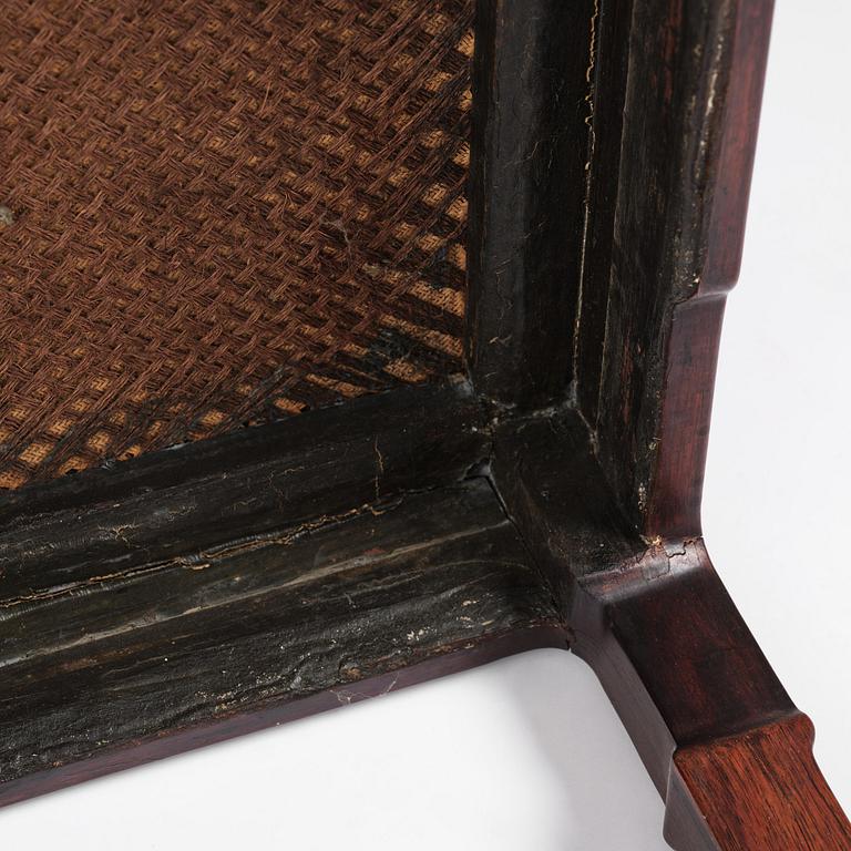 Dagbädd, hardwood. Qingdynastin, 1800-tal.