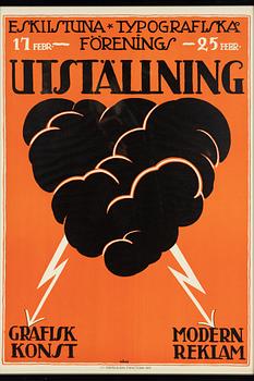 Wilhelm Kåge, "Utställning Grafisk Konst Modern Reklam", 1917.