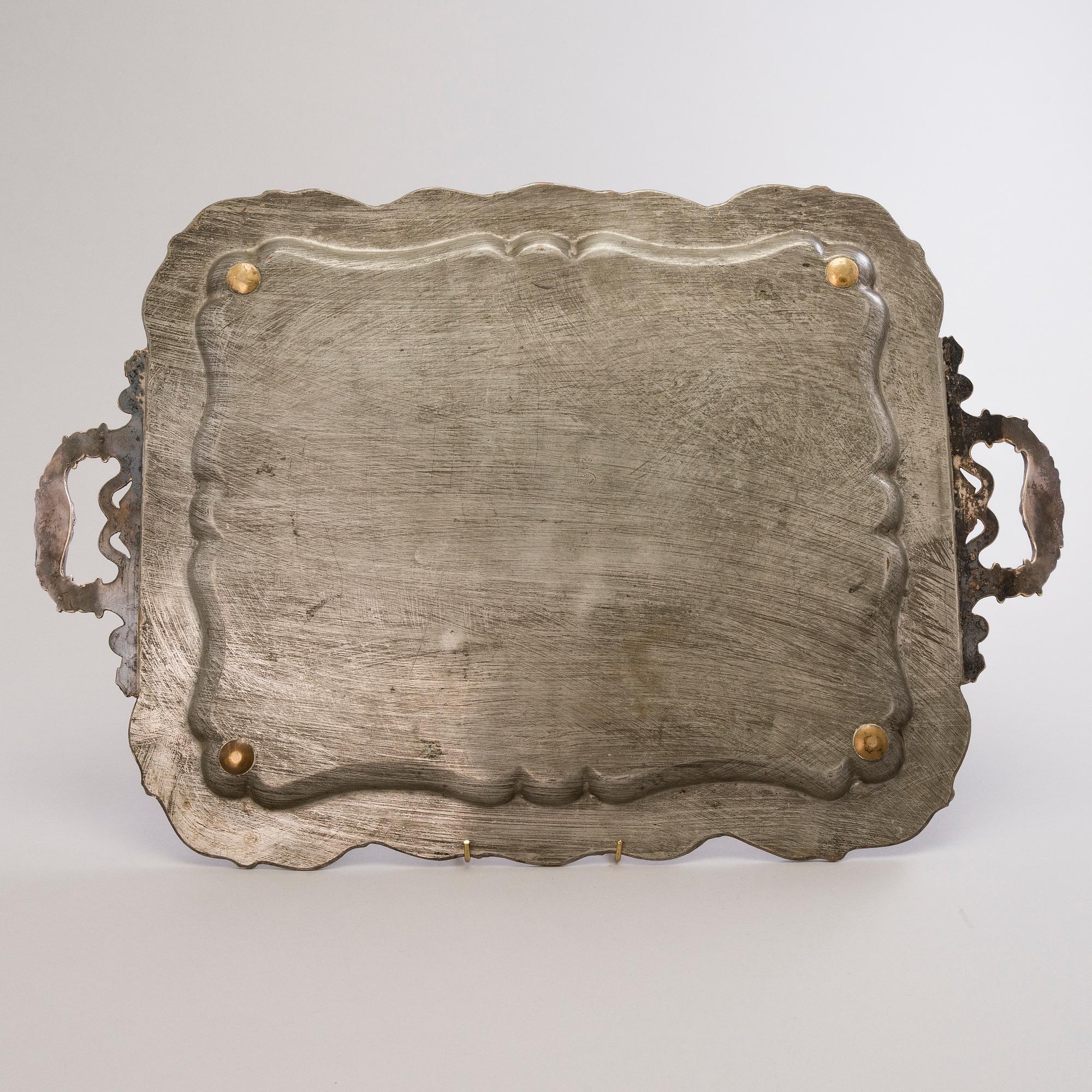 BRICKA, försilvrad, Fraget, Warsawa, 1890-talets slut.