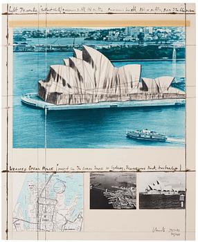 469. Christo & Jeanne-Claude, "Wrapped Opera House (Project for the Opera House in Sydney, Bennelong, Australia).