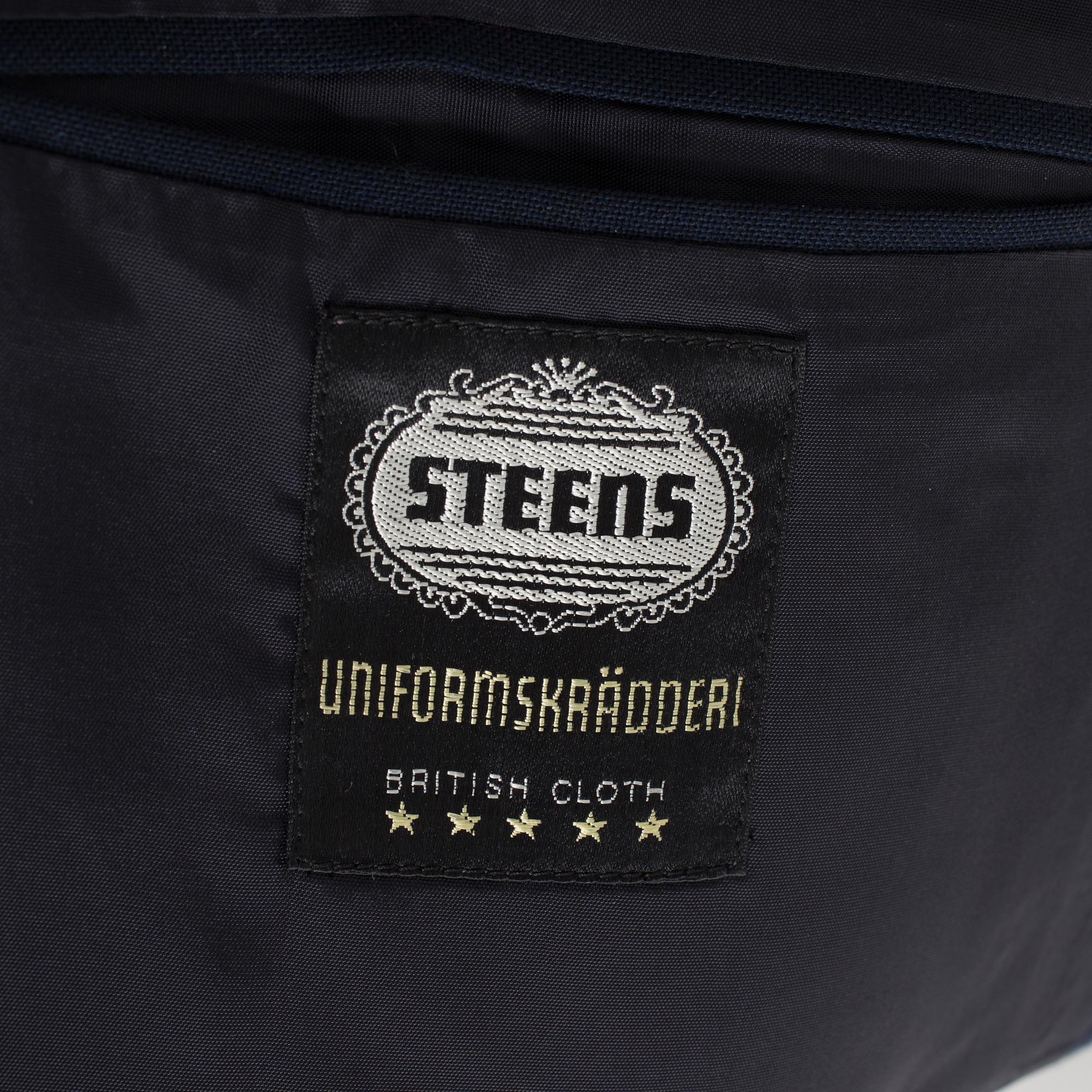 A Swedish three piece naval uniform for lieutenant, 20th cnetury.