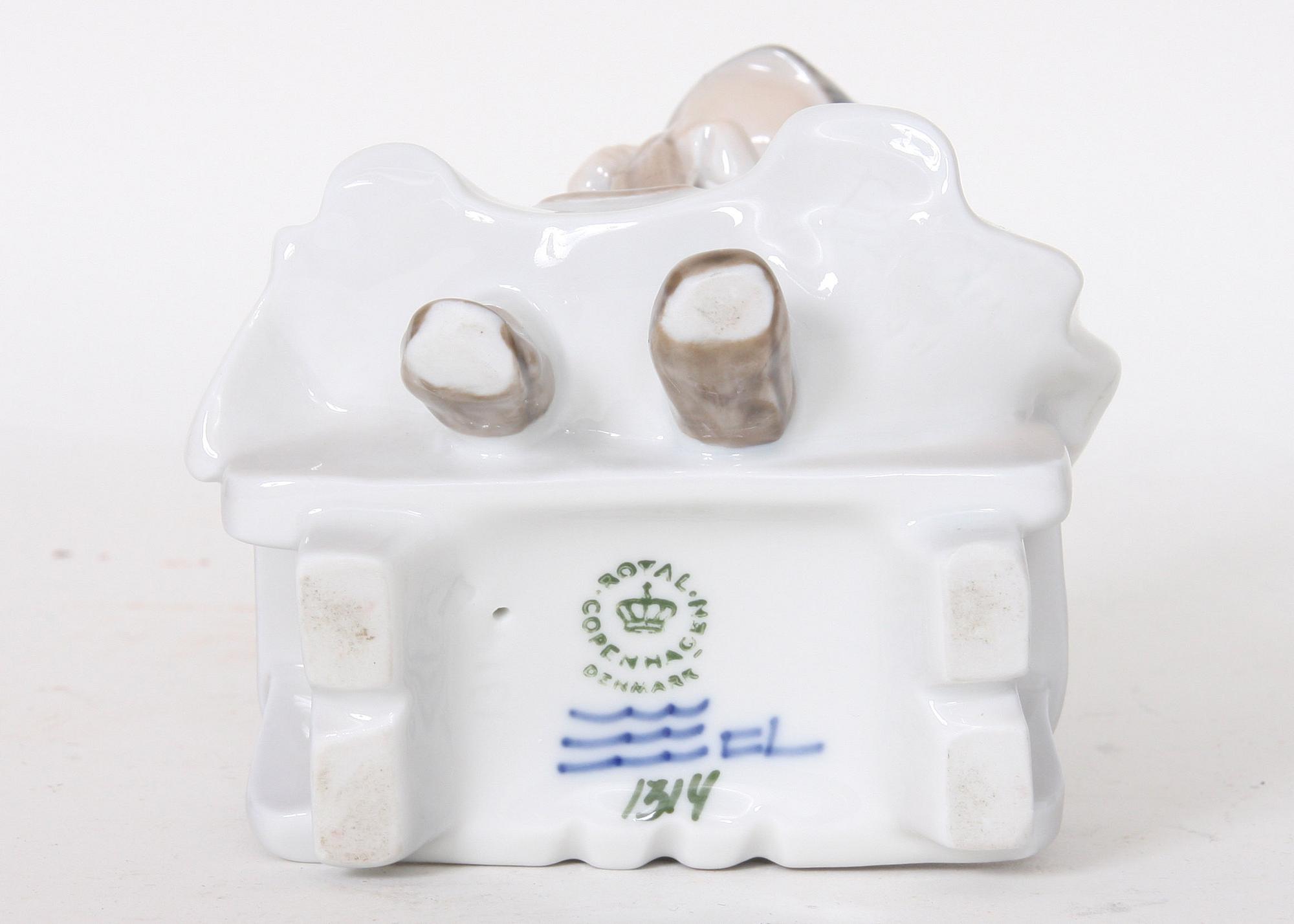 FIGURIN, porslin, Kongl Dansk.