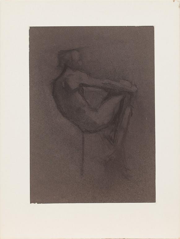 TORA VEGA HOLMSTRÖM, skisser, blandteknik, ca 25 st. 1900-talets första hälft.