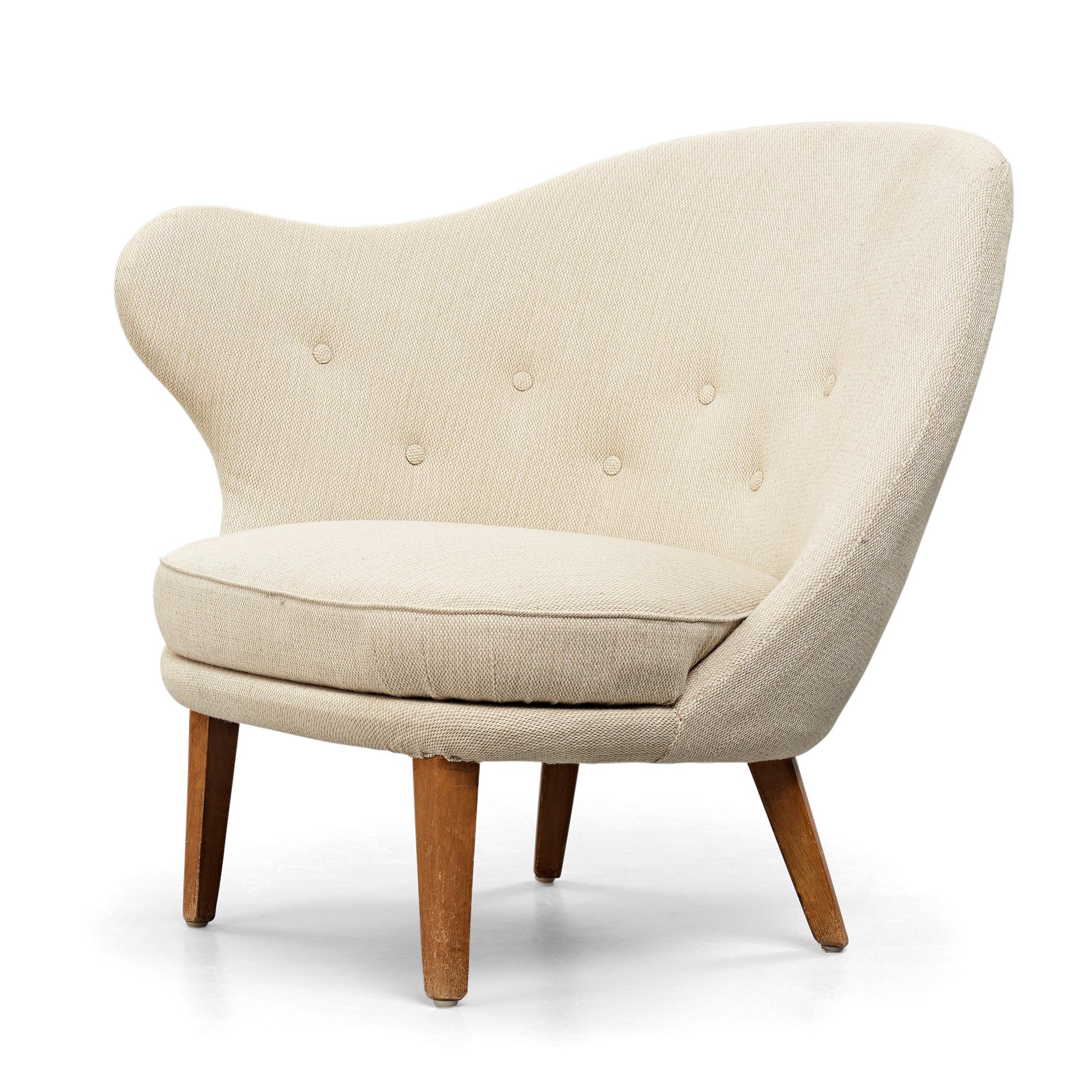 Arne Norell, a "Gary" (The Thumb) easy chair for Gösta Westerberg, Sweden 1950's.
