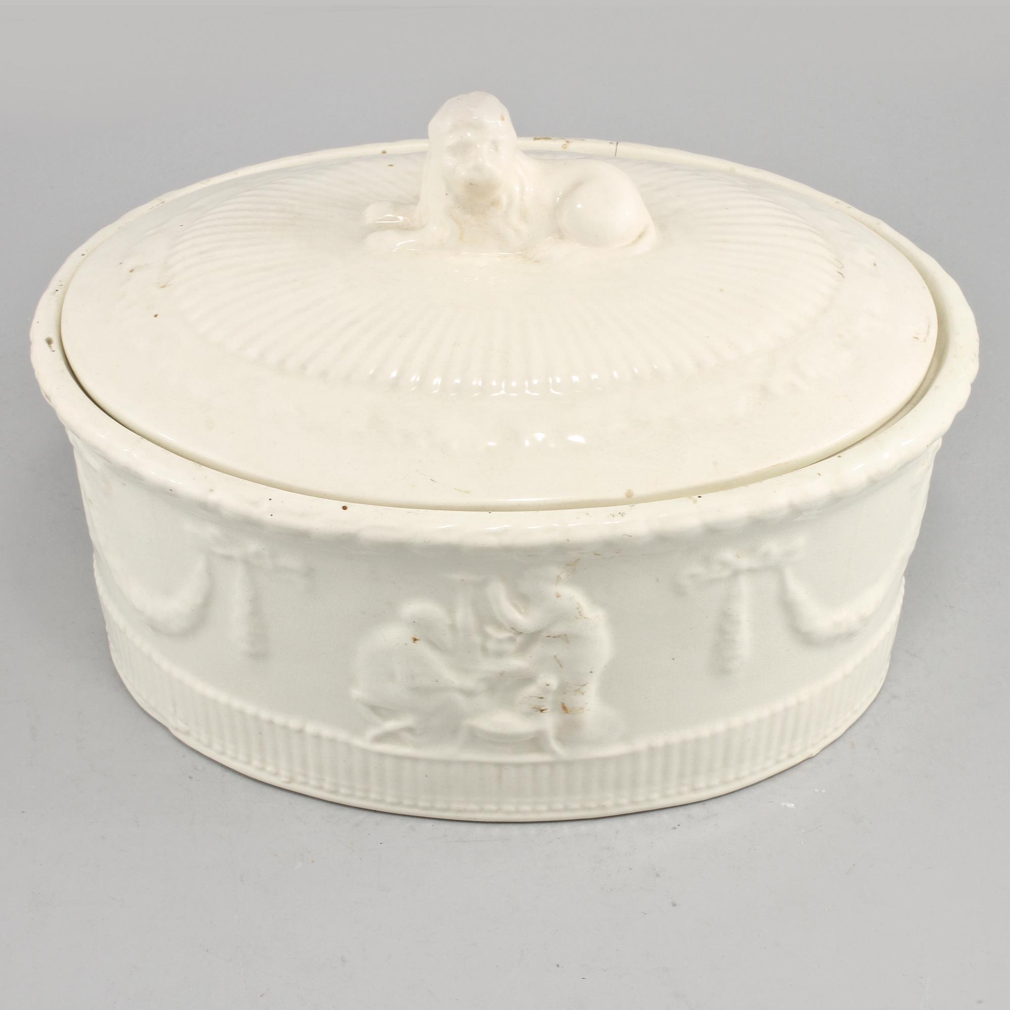PASTEJTERRIN, flintgods, Höganäs, omkring 1900.