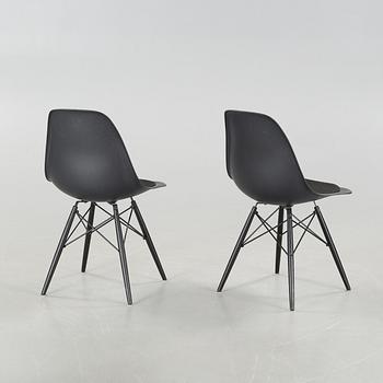 Six Charles & Ray Eames chairs by Vitra, 2013.