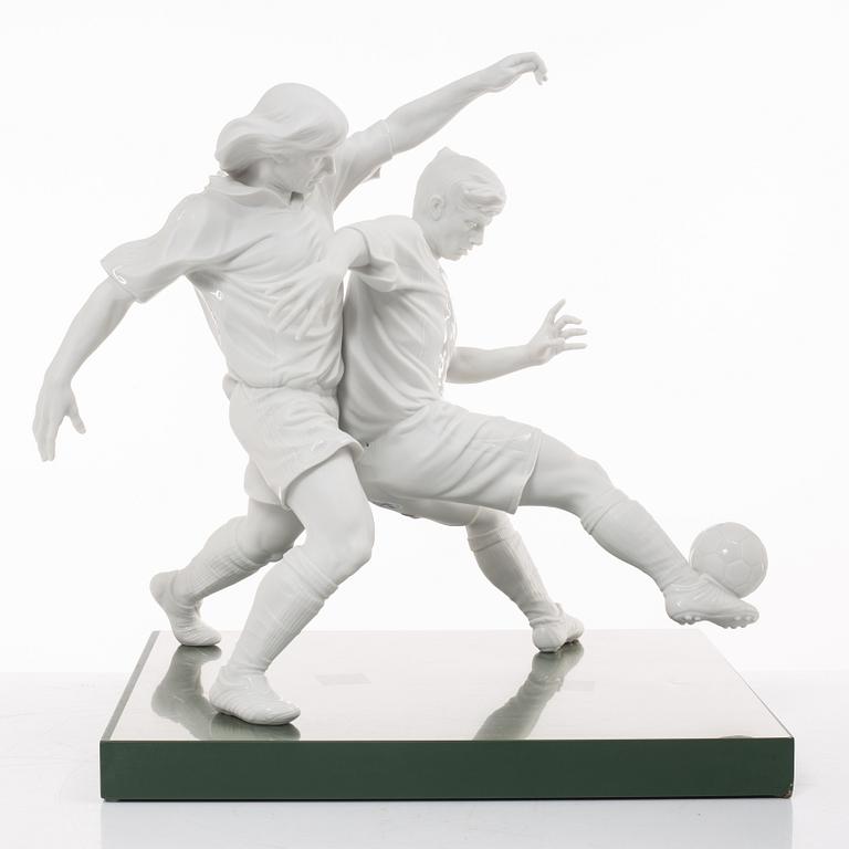 Jose Santaeulalia, figurine, "Champions' team", Lladró, Spain.