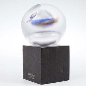 GÖRAN WÄRFF, skulptur, glas, Kosta.