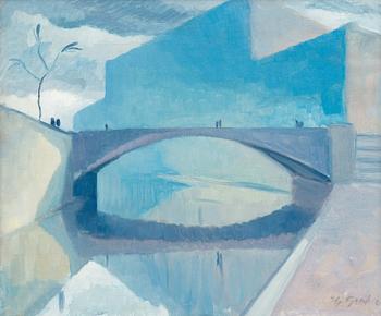 173. Hjalmar Grahn, REFLECTIONS UNDER THE BRIDGE.