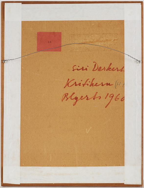 SIRI DERKERT, blyertsteckning.