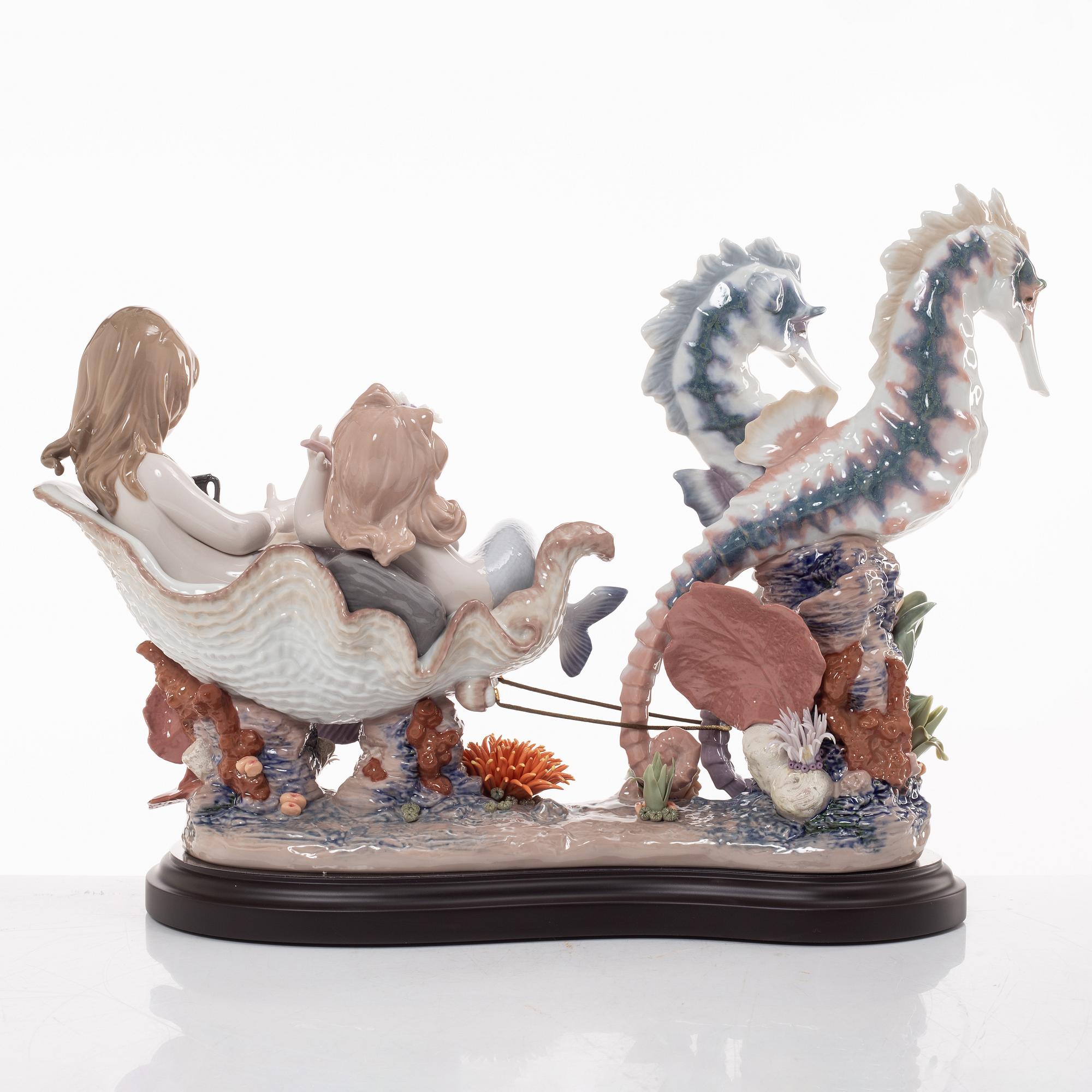 Francisco Polope, figurine, "Underwater journey", Lladró, Spain.