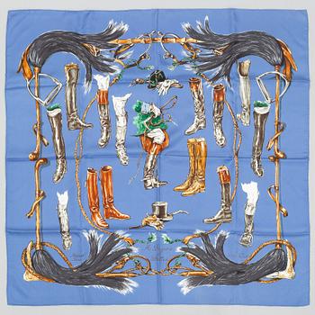 Hermès, scarf, "A Propos de Bottes".