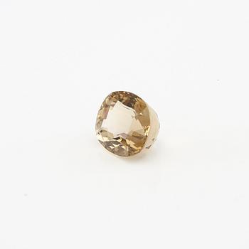Loose, step-cut citrine, likely from Wiwen Nilsson's workshop.