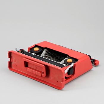 SKRIVMASKIN, "Valentine", Perry King samt Ettore Sottsass, Olivetti, 1900-tal.