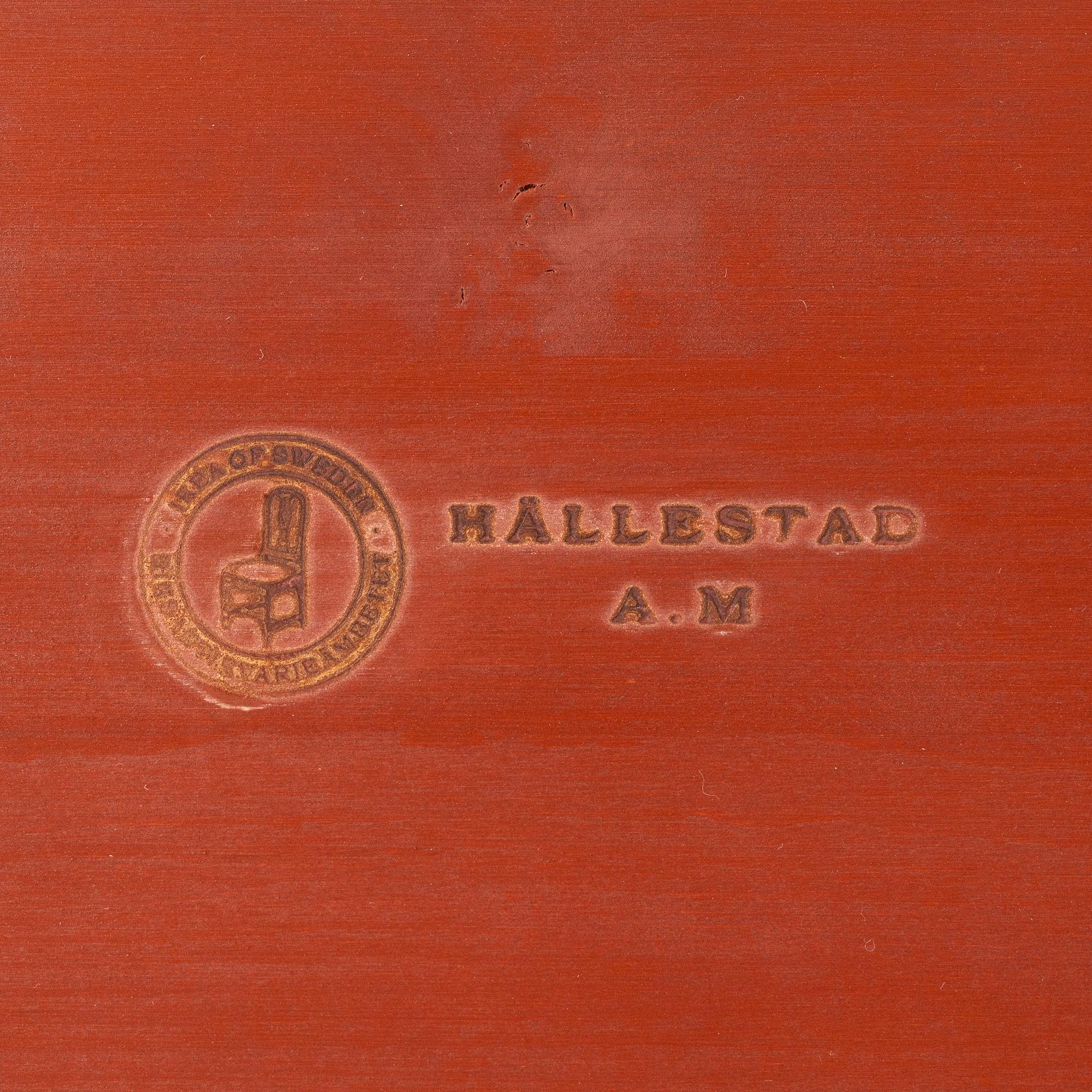 A tray table, "Hällestad", from IKEA's 18th-century series, late 20th century.