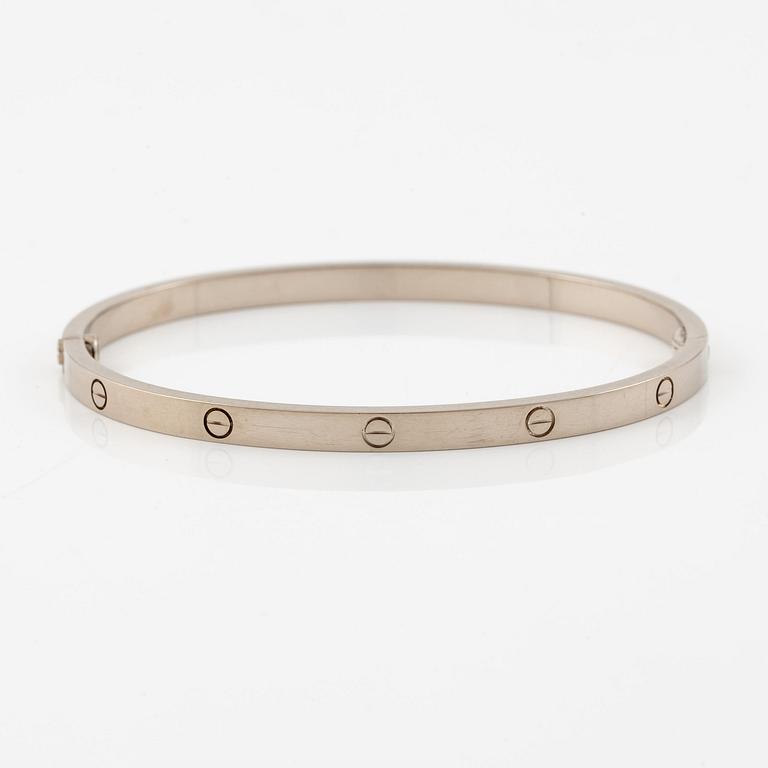 A Cartier bracelet "Love" in 18K white gold.